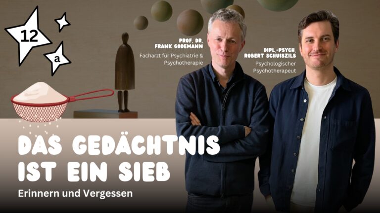 Logo Podcast Psychotherapie einfach erklärt, Folge 12a Das Gedächtnis ist ein Sieb